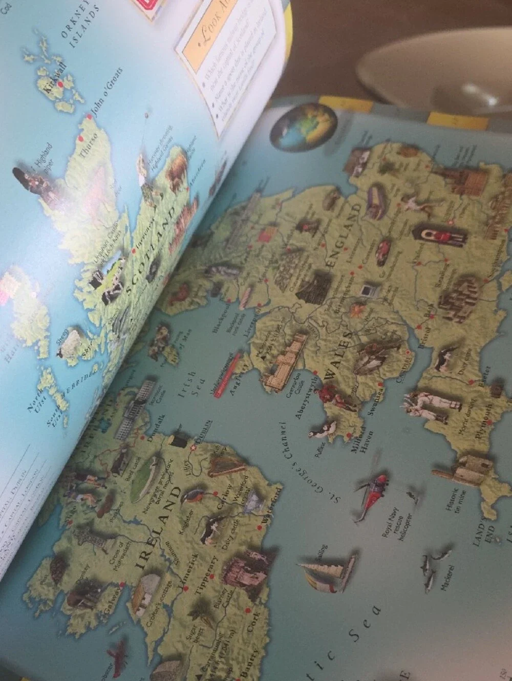 Children's Atlas of the World - Blue Globe Cover